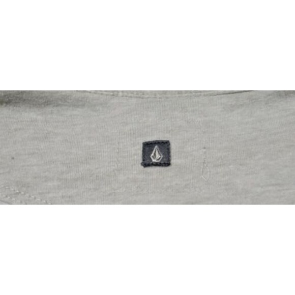 Men's Volcom Short Sleeve Polo Shirt Size X-Large in Gray collared button shirt - Picture 6 of 8